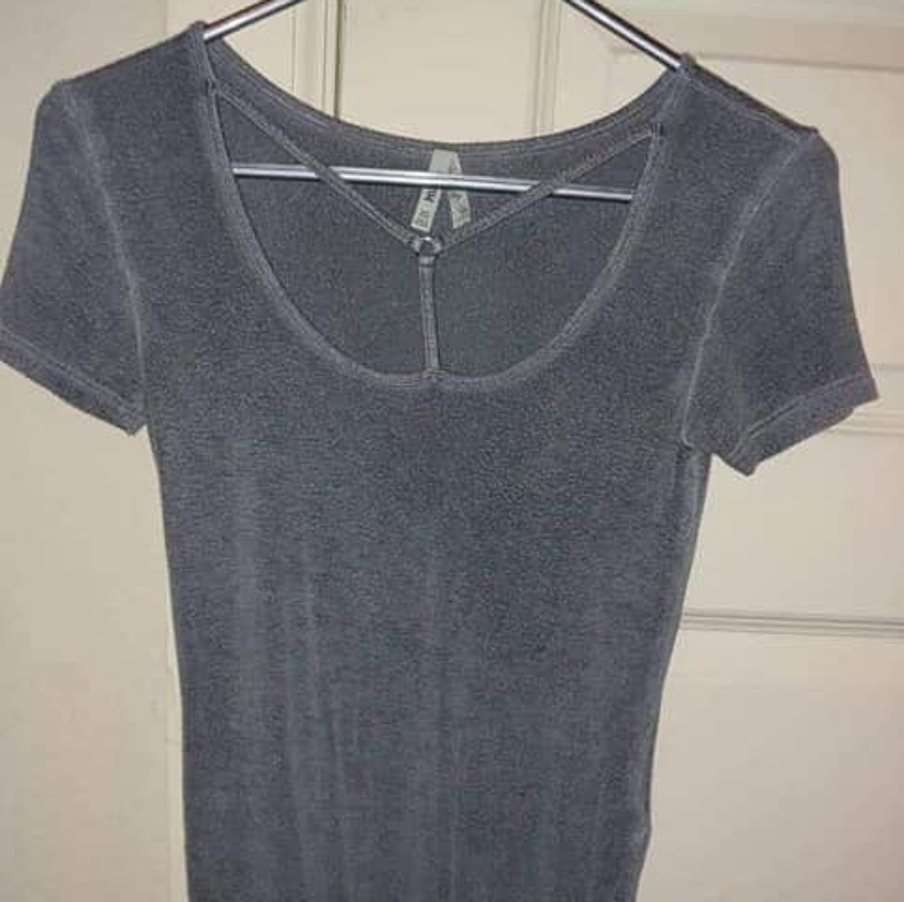 Grey bodysuit